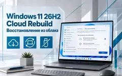 Cloud Rebuild в Windows 11 26H2 — восстановление системы через облако без флешки