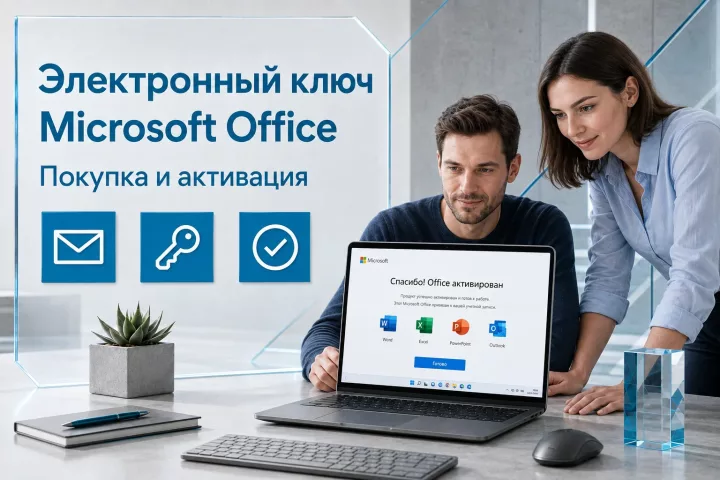 Электронный ключ Microsoft Office: как работает покупка и активация
