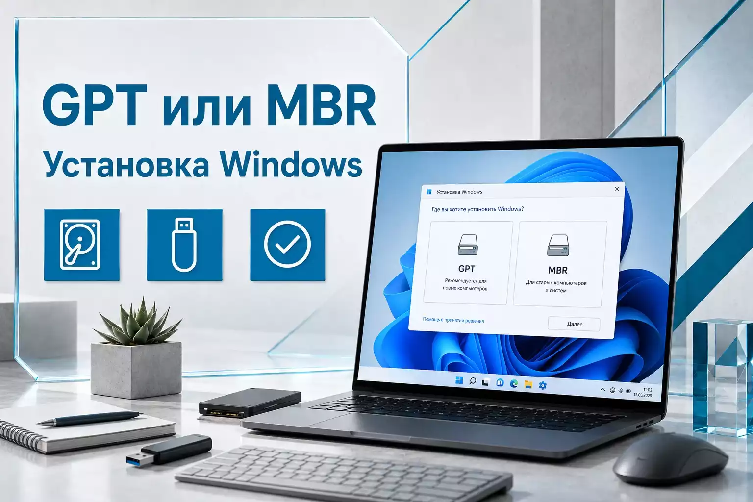 GPT или MBR: какой тип разметки выбрать при установке Windows