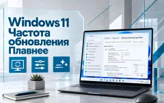 Как настроить частоту обновления монитора в Windows 11 для плавного изображения