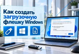 Как создать загрузочную флешку Windows для установки ОС
