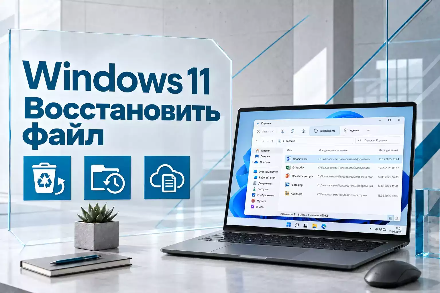 Как восстановить удалённый файл в Windows 11 — все рабочие способы