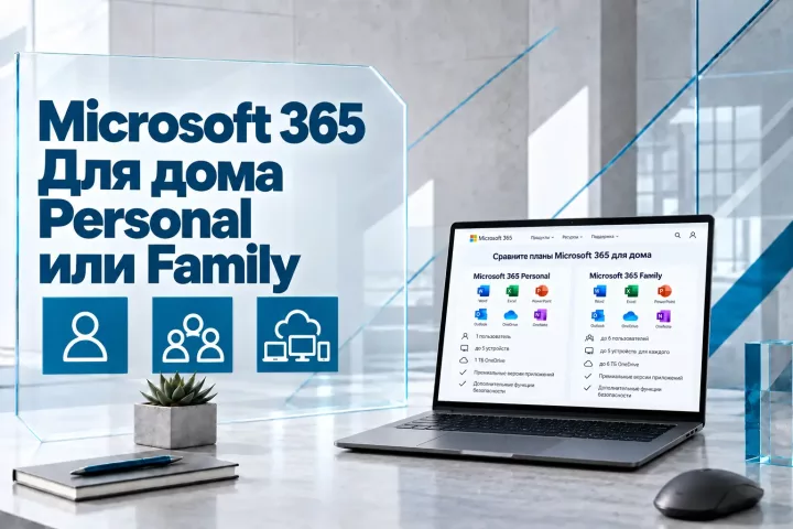 Microsoft 365 Personal или Family — какую подписку выбрать для дома