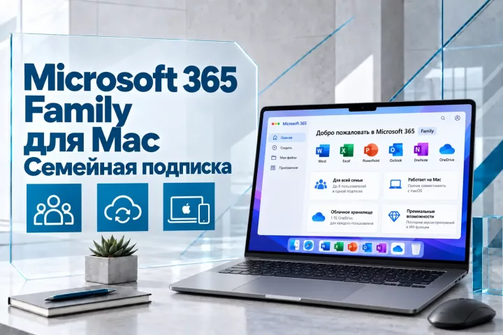 Microsoft 365 Family для Mac — возможности семейной подписки и ее преимущества