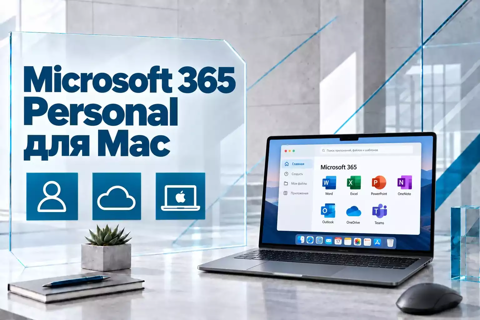 Microsoft 365 Personal для Mac — возможности подписки для одного пользователя