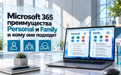 Microsoft 365 по подписке — преимущества Personal и Family и кому они подходят