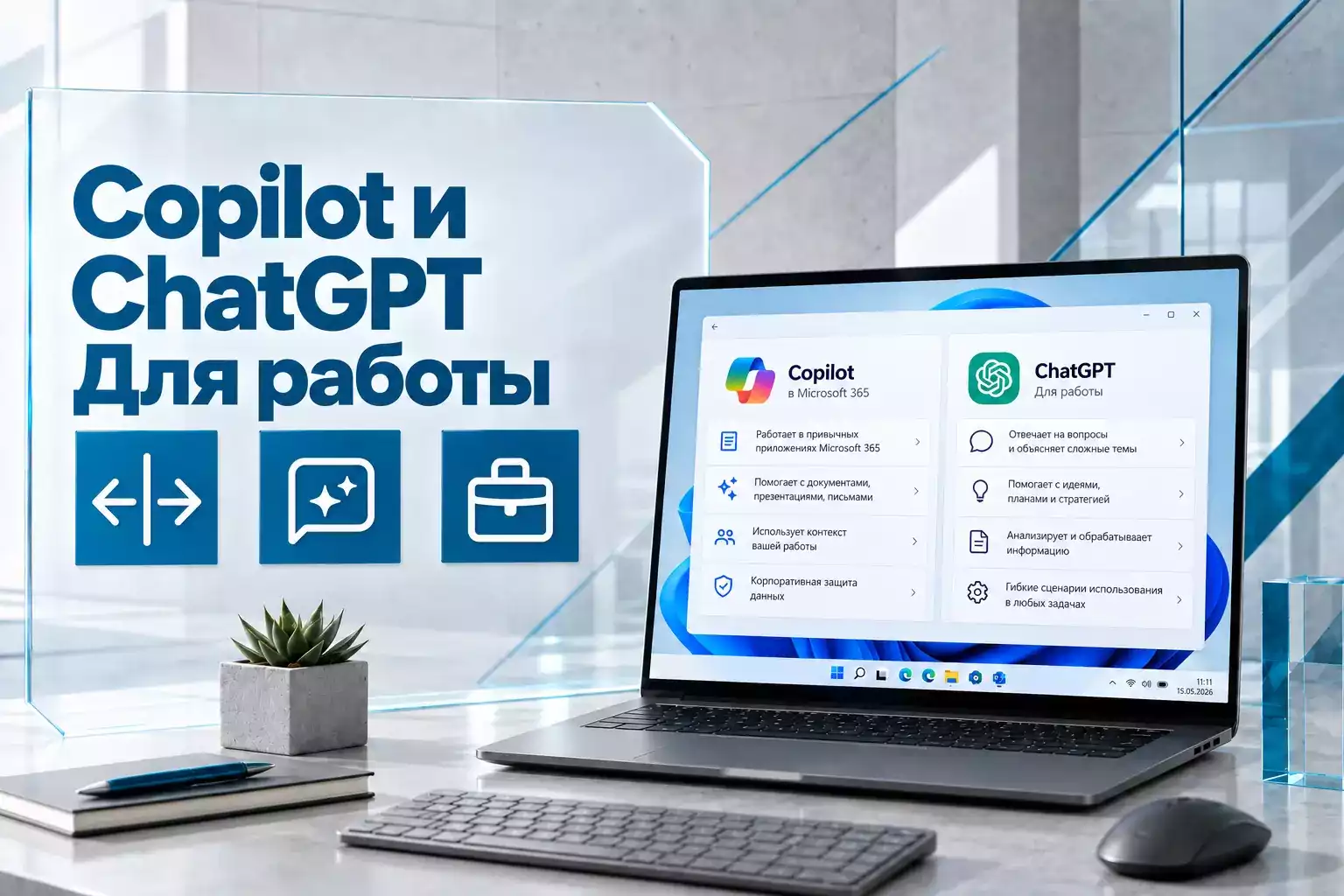 Microsoft Copilot и ChatGPT: сравнение возможностей искусственного интеллекта для работы