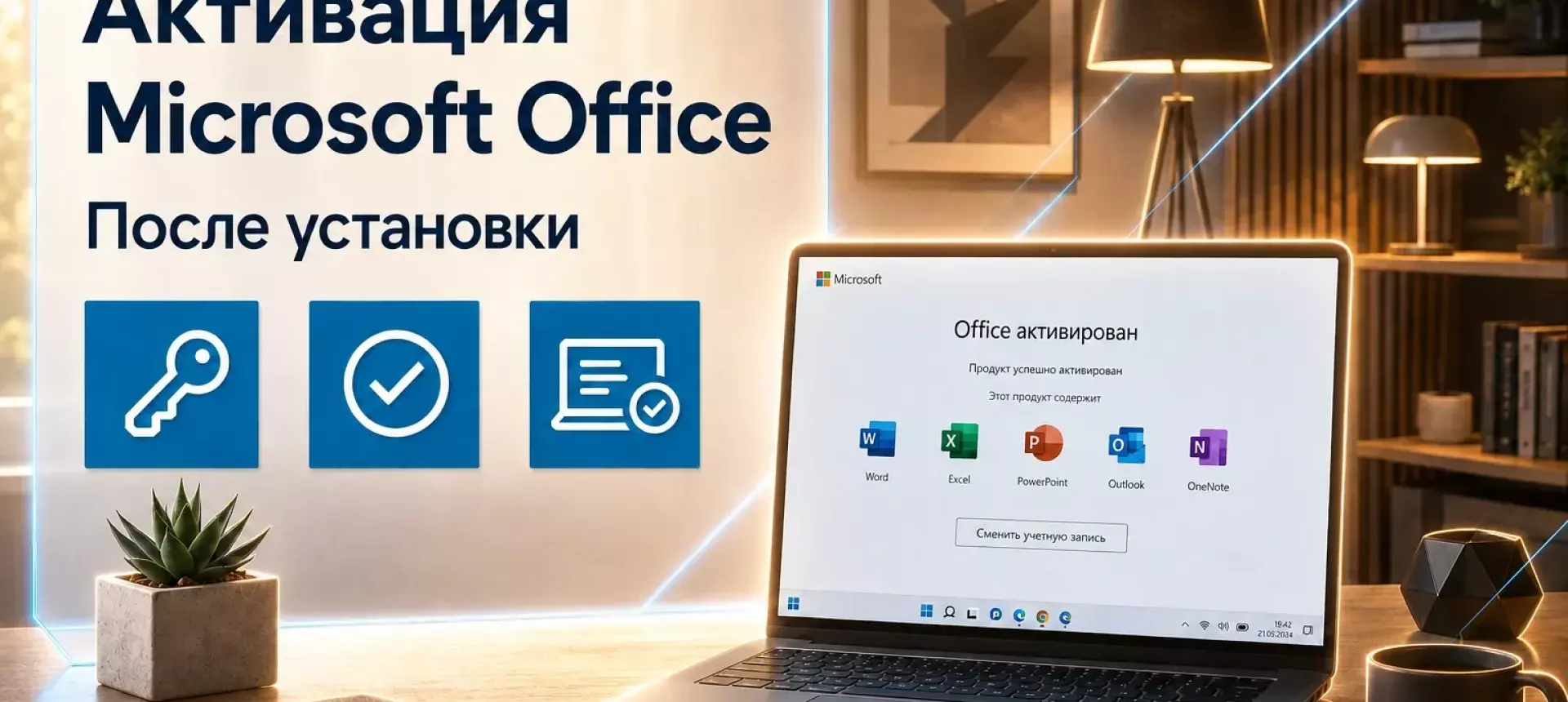 Microsoft Office после установки: как правильно выполнить активацию