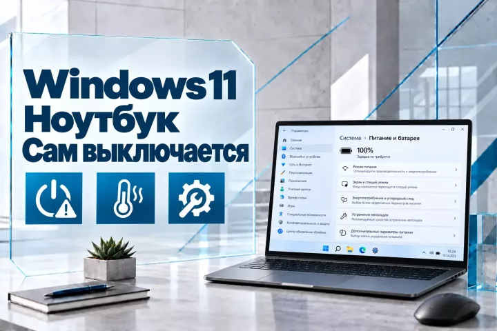 Ноутбук выключается сам по себе в Windows 11 — причины и способы устранения