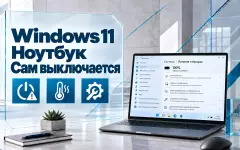 Ноутбук выключается сам по себе в Windows 11 — причины и способы устранения