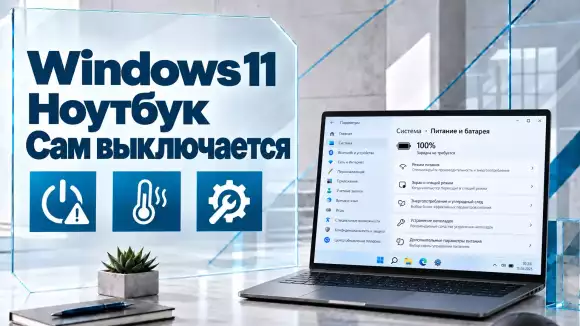 Ноутбук выключается сам по себе в Windows 11 — причины и способы устранения
