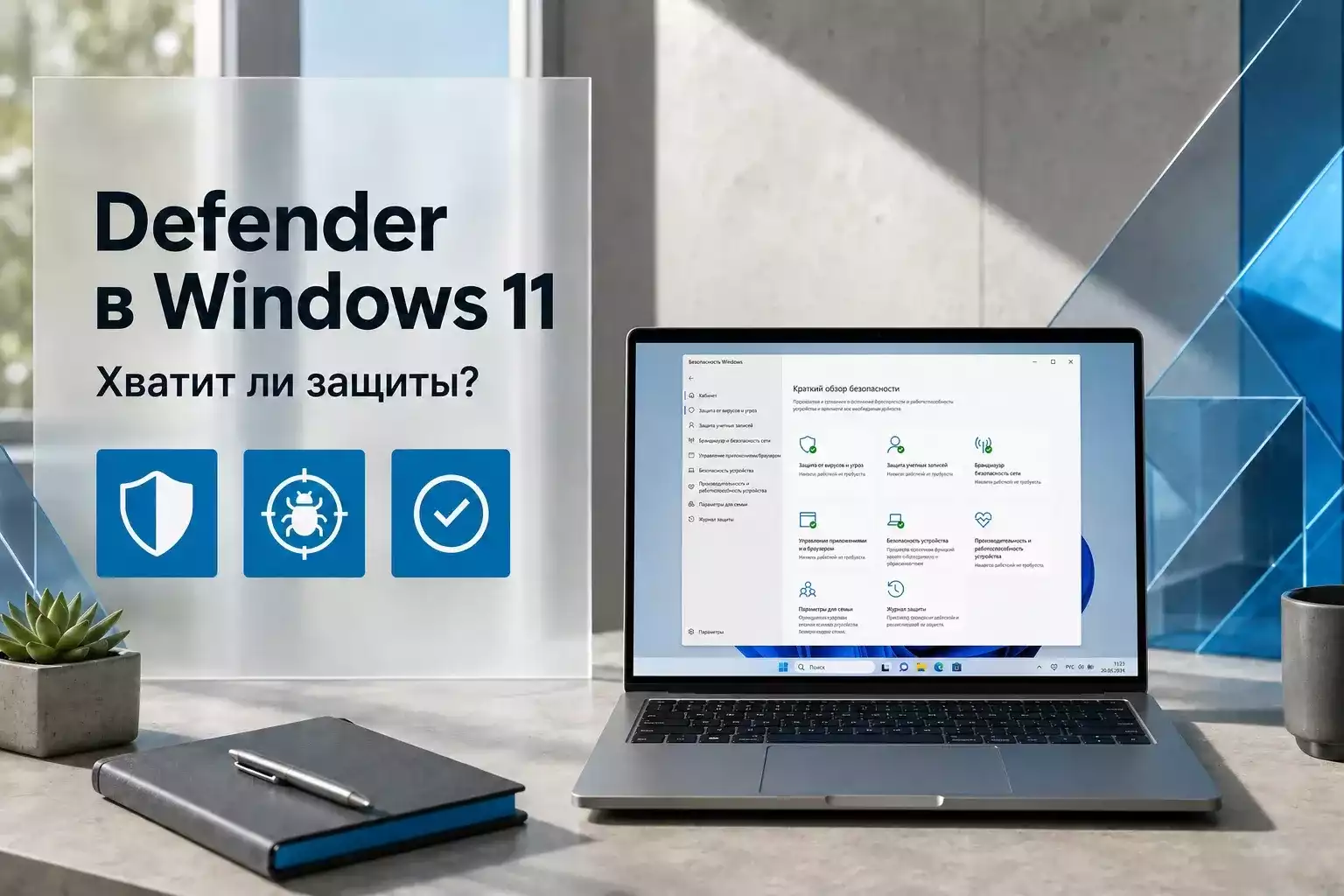 Нужен ли антивирус для Windows 11, если уже есть Microsoft Defender