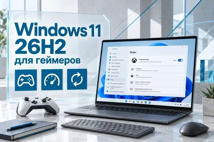 Windows 11 26H2 для игр: что изменилось в производительности и игровых функциях