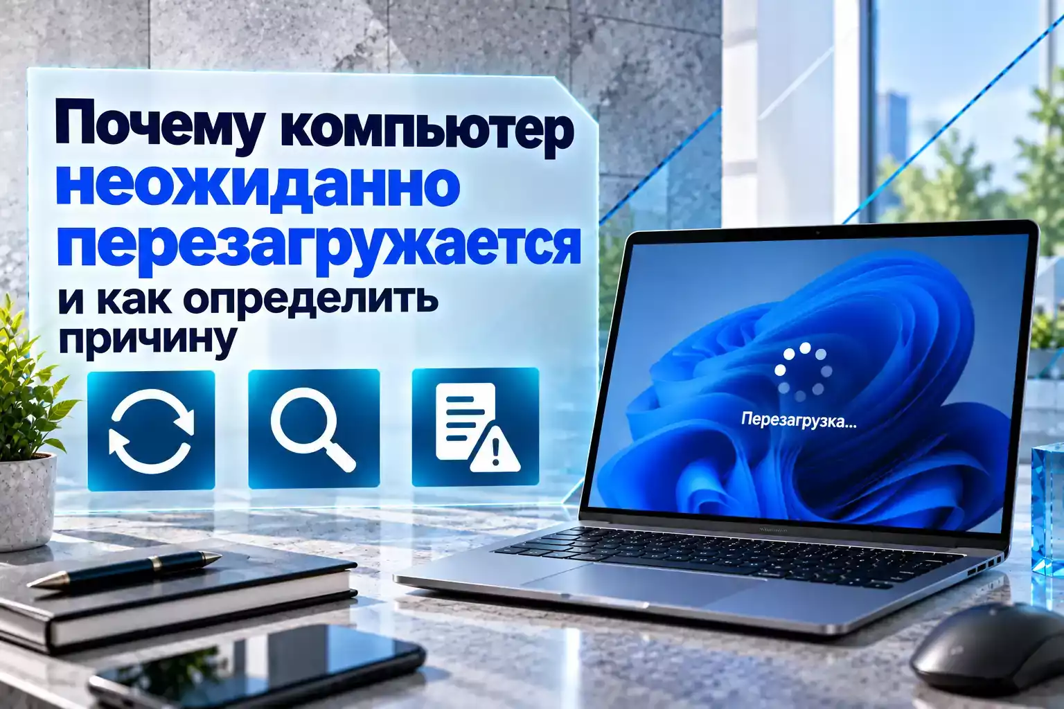 Компьютер неожиданно перезагружается в Windows 11 — как определить причину