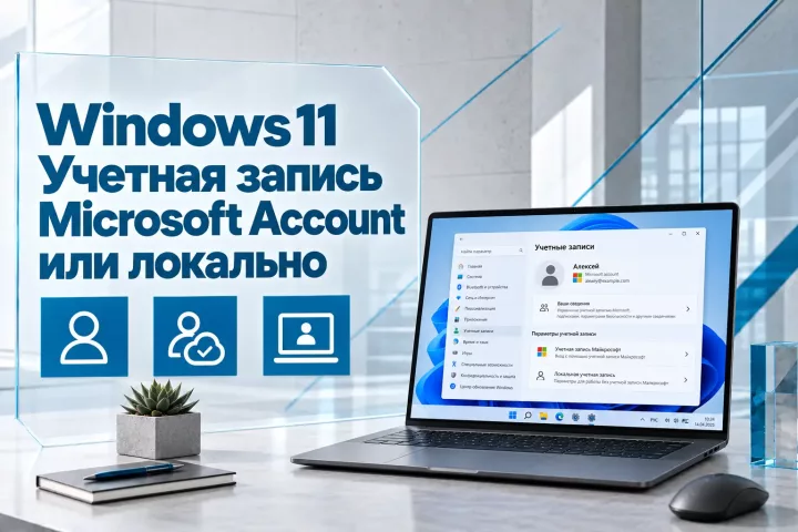 Учетная запись Windows 11 в 2026 году — когда нужен Microsoft Account, а когда достаточно локального профиля