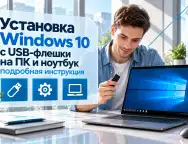 Установка Windows 10 с USB-флешки на ПК и ноутбук — подробная инструкция
