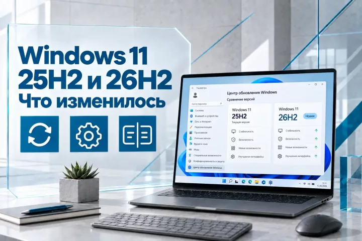 Windows 11 25H2 и 26H2 — что изменилось в новой версии системы