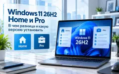 Windows 11 26H2 Home и Pro — в чем разница и какую версию установить