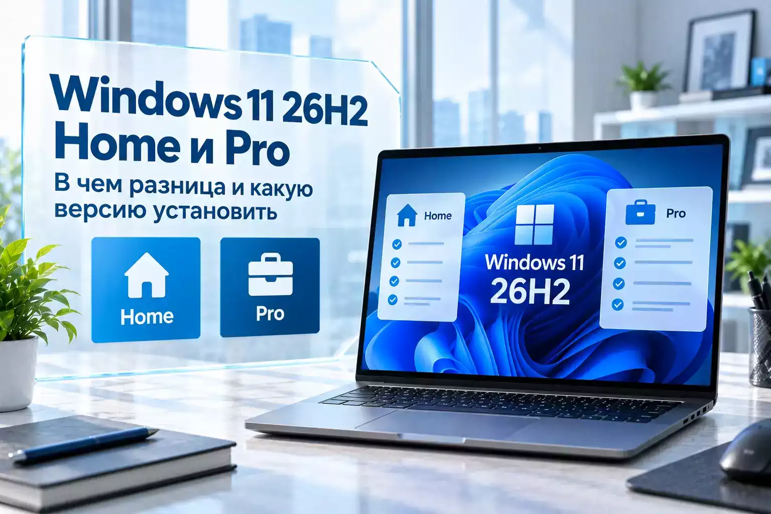 Windows 11 26H2 Home и Pro — в чем разница и какую версию установить