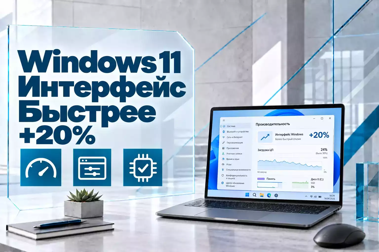 Windows 11 ускорили на уровне интерфейса — откуда взялись заявленные Microsoft 20%