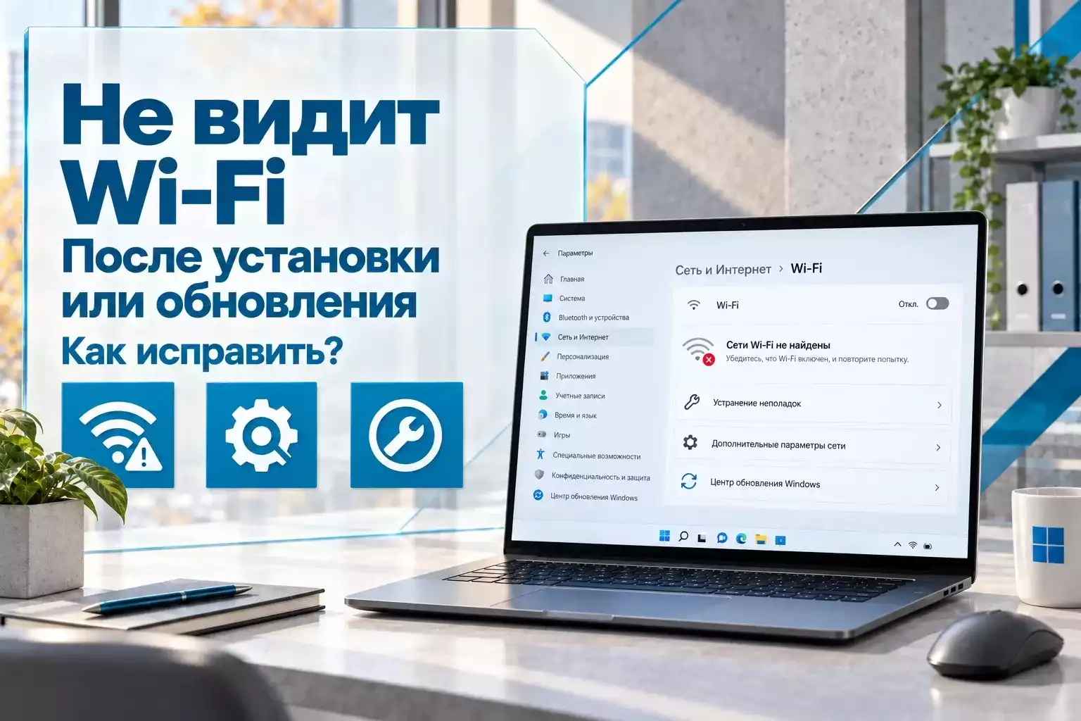 Windows не видит Wi-Fi после установки или обновления: как исправить