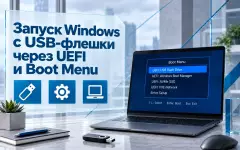 Запуск Windows с USB-флешки на ПК и ноутбуке через UEFI и Boot Menu